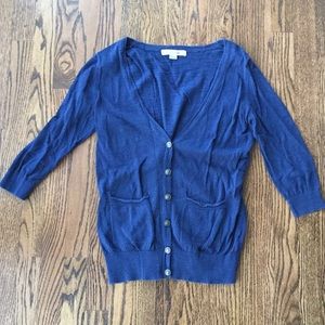 Forever 21 navy blue cardigan